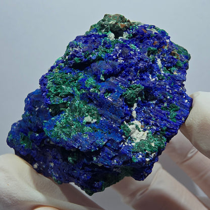 Seltene Azurit XX, Malachit Stufe Tsumeb Mine, Namibia 60*44*24mm