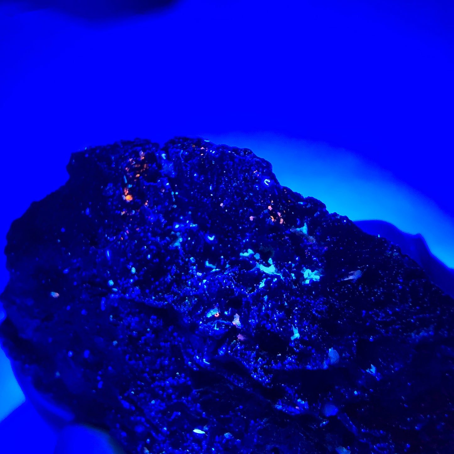 Seltene Azurit XX, Malachit Stufe Tsumeb Mine, Namibia 60*44*24mm