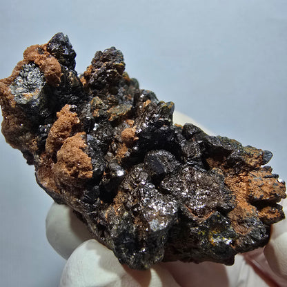 Rare Descloizite XX specimen, brilliant, Tsumeb Mine, Namibia, 49*34*29mm 