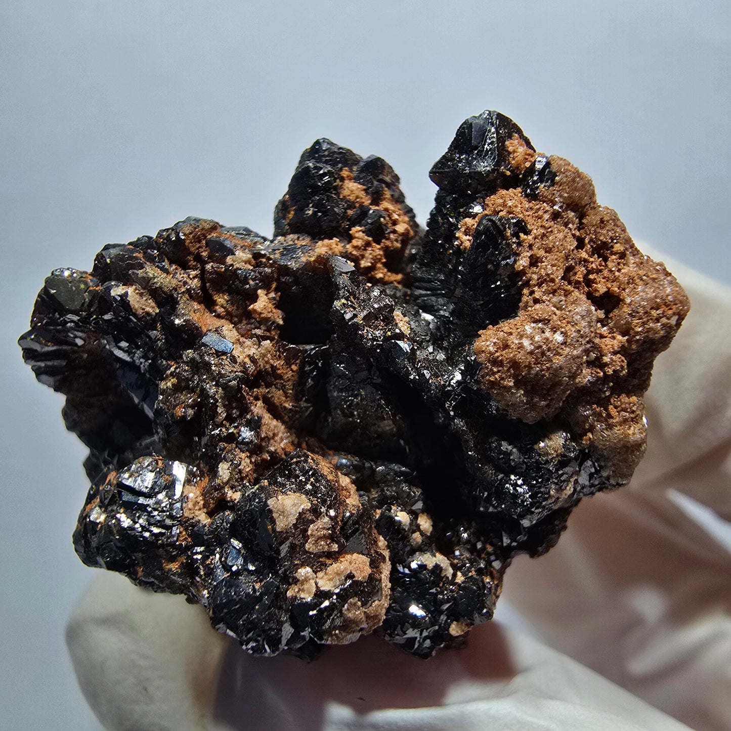 Rare Descloizite XX specimen, brilliant, Tsumeb Mine, Namibia, 49*34*29mm 