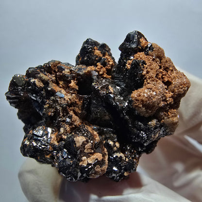 Rare Descloizite XX specimen, brilliant, Tsumeb Mine, Namibia, 49*34*29mm 