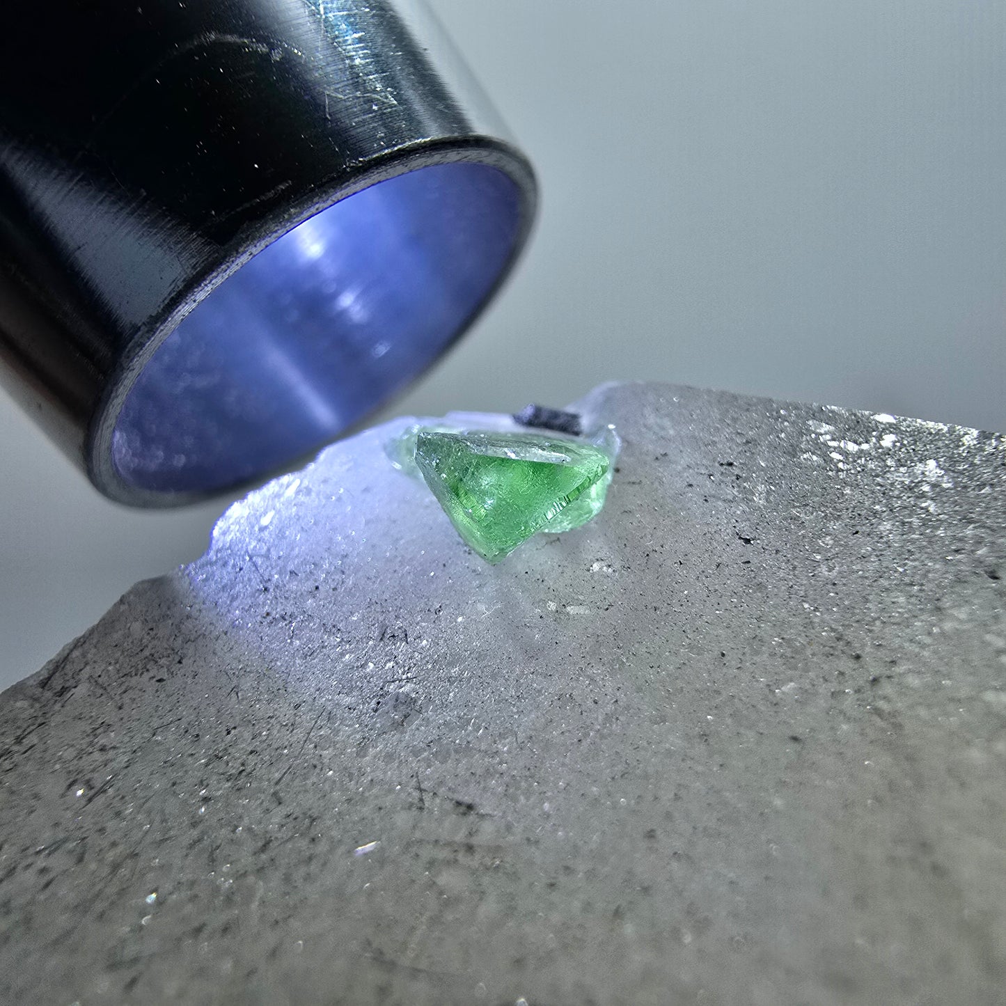 Phantom Fluorit, Rauchquarz, Schörl Turmalin, Muskovit Stufe Erongo, Namibia 56*32*13mm