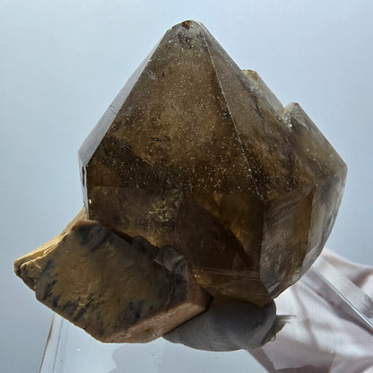 Seltene Rauchquarz Zepter , Orthoklas Stufe Erongo, Namibia 51*42*20mm