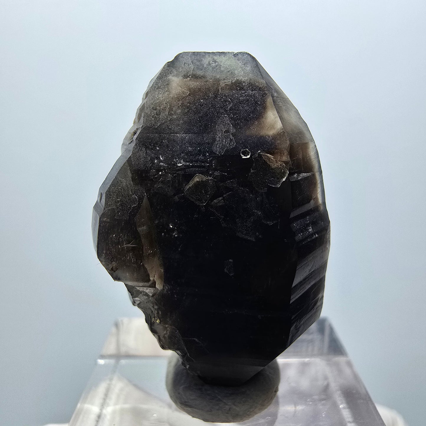 Seltene Phantom Skelett Rauchquarz Doppelender Spitze Erongo, Namibia 33*21*12mm