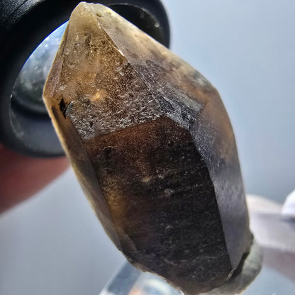 Rare smoky quartz with orthoclase tip, Erongo, Namibia, 37*19*15mm 