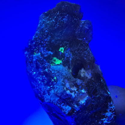 Seltenes Skelett Rauchquarz Zepter mit Hyalit Opal Erongo, Namibia 80*22*17mm