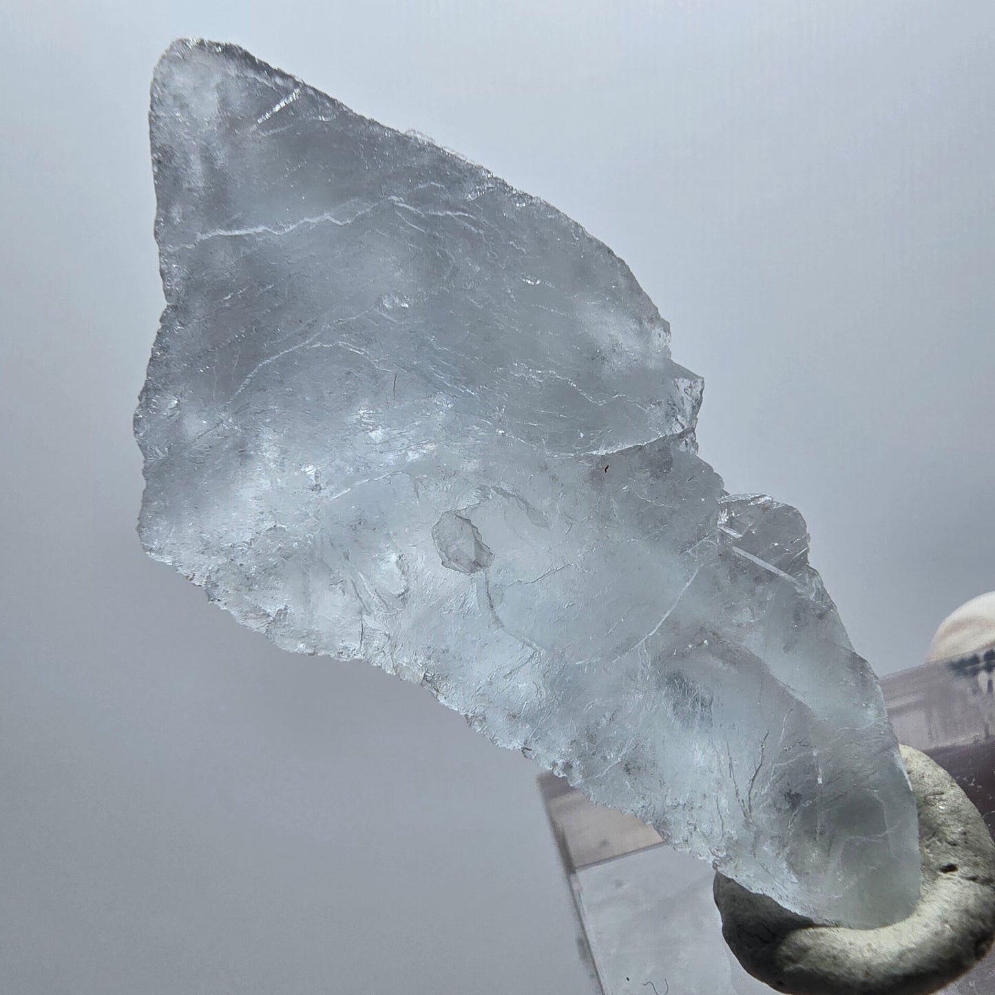 SeltenerCalcit Kristall, weiß (UV Mineral) Erongo, Namibia 45*20*21mm