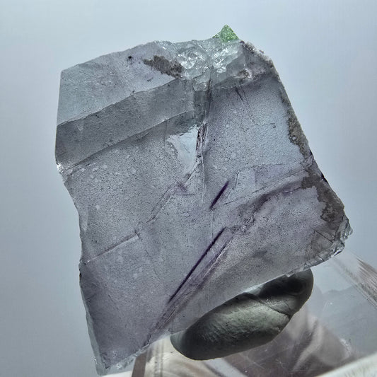 Seltene klare Phantom Fluorit, Hyalit Opal Stufe Erongo, Namibia 34*32*9mm