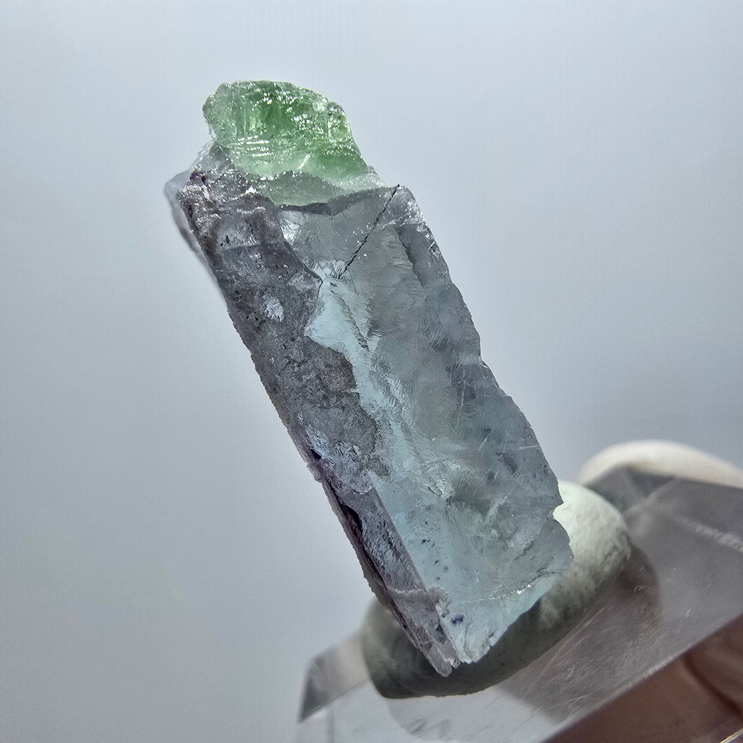 Seltene klare Phantom Fluorit, Hyalit Opal Stufe Erongo, Namibia 34*32*9mm