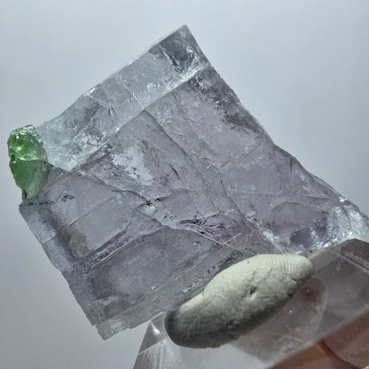 Seltene klare Phantom Fluorit, Hyalit Opal Stufe Erongo, Namibia 34*32*9mm