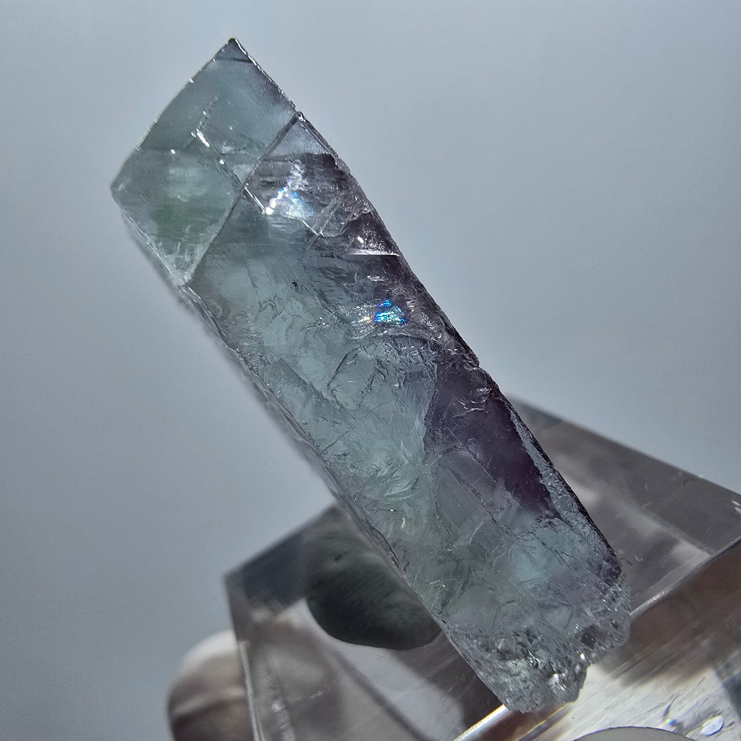 Seltene klare Phantom Fluorit, Hyalit Opal Stufe Erongo, Namibia 34*32*9mm