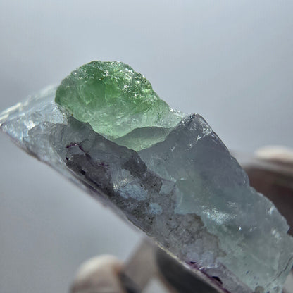 Seltene klare Phantom Fluorit, Hyalit Opal Stufe Erongo, Namibia 34*32*9mm