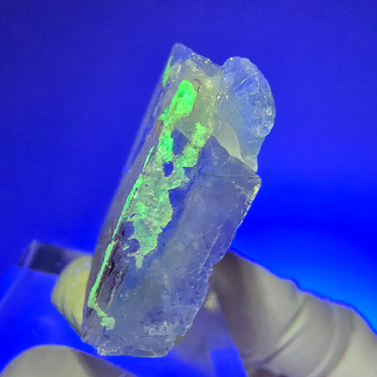 Seltene klare Phantom Fluorit, Hyalit Opal Stufe Erongo, Namibia 34*32*9mm