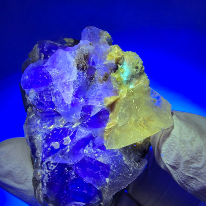 Cube de fluorite fantôme, quartz fumé, spécimen de muscovite d'Erongo, Namibie 56*52*41 mm 