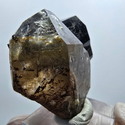 Rare phantom smoky quartz, schorl tourmaline specimen Erongo, Namibia 48*41*19mm 