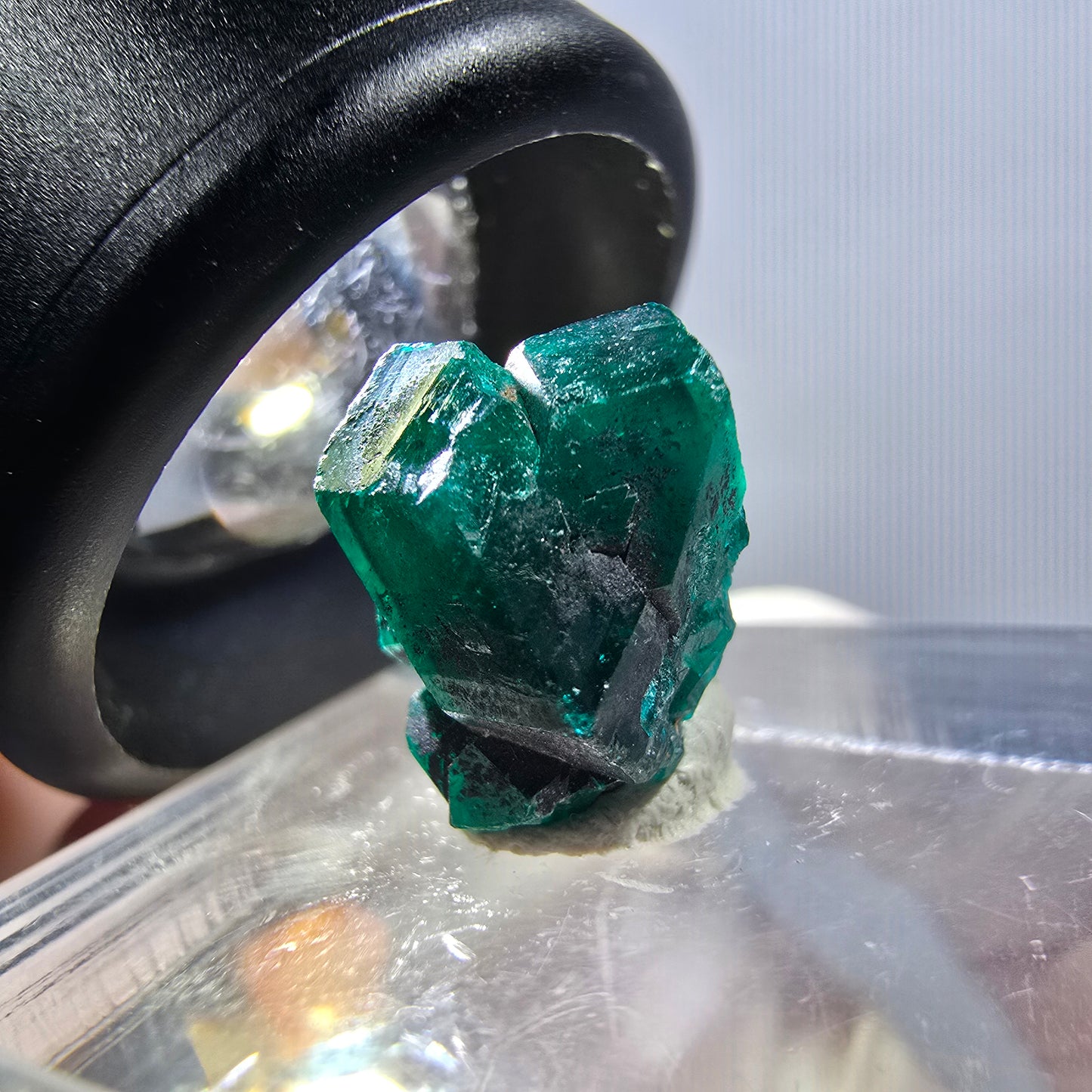 Seltene Dioptas XX Stufe, grün Republik Kongo 14*9*7mm