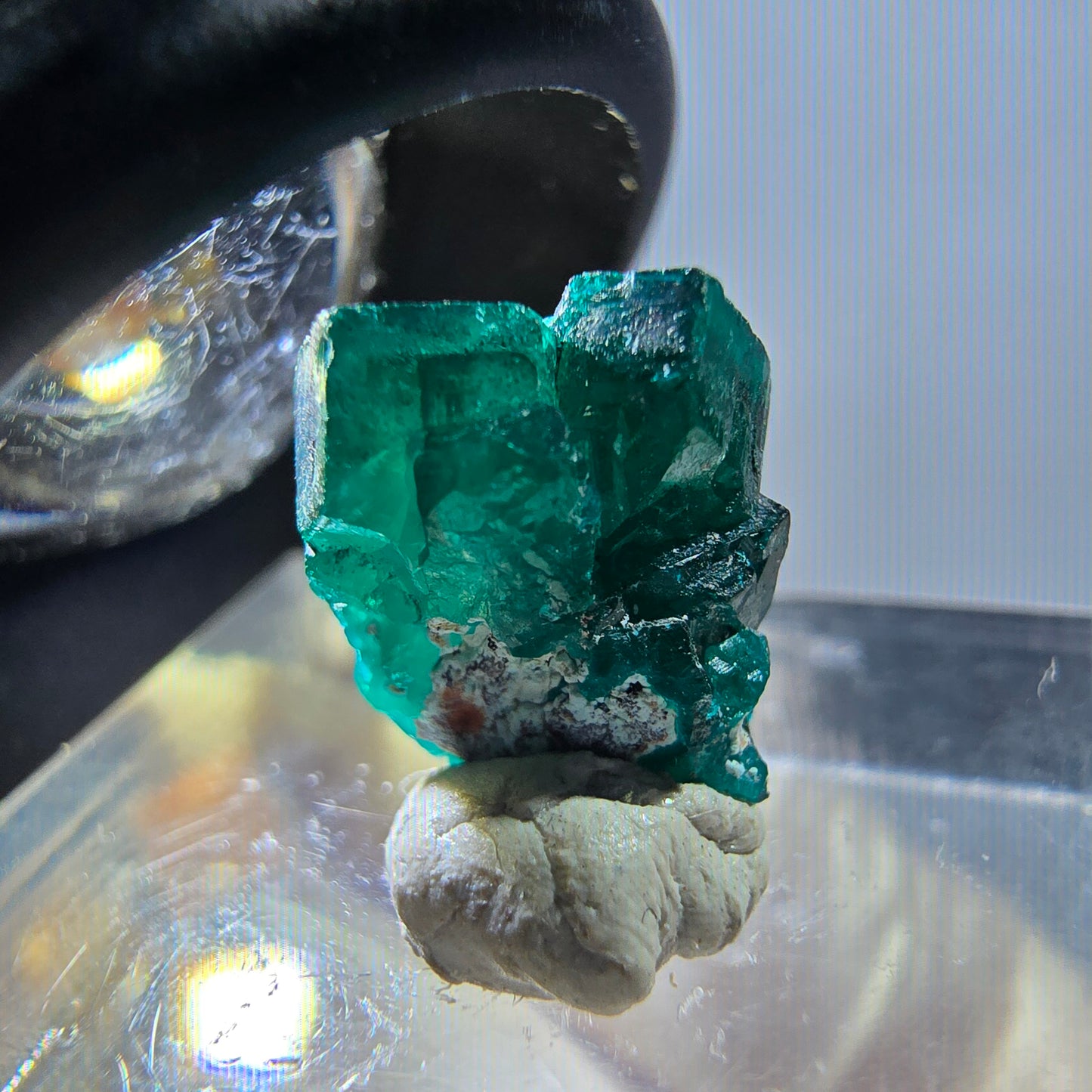 Seltene Dioptas XX Stufe, grün Republik Kongo 14*9*7mm