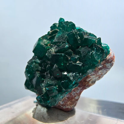 Seltene Dioptas auf Matrix Stufe, grün Republik Kongo 17*12*12mm