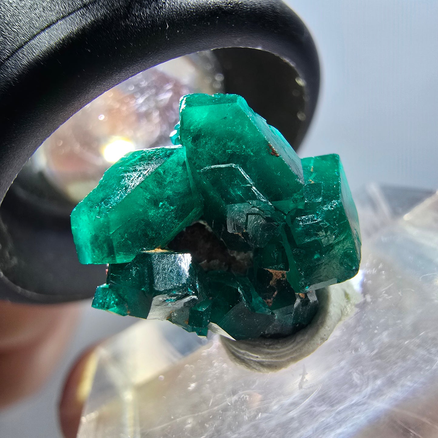 Seltene Dioptas XX Stufe, grün Republik Kongo 15*14*8mm