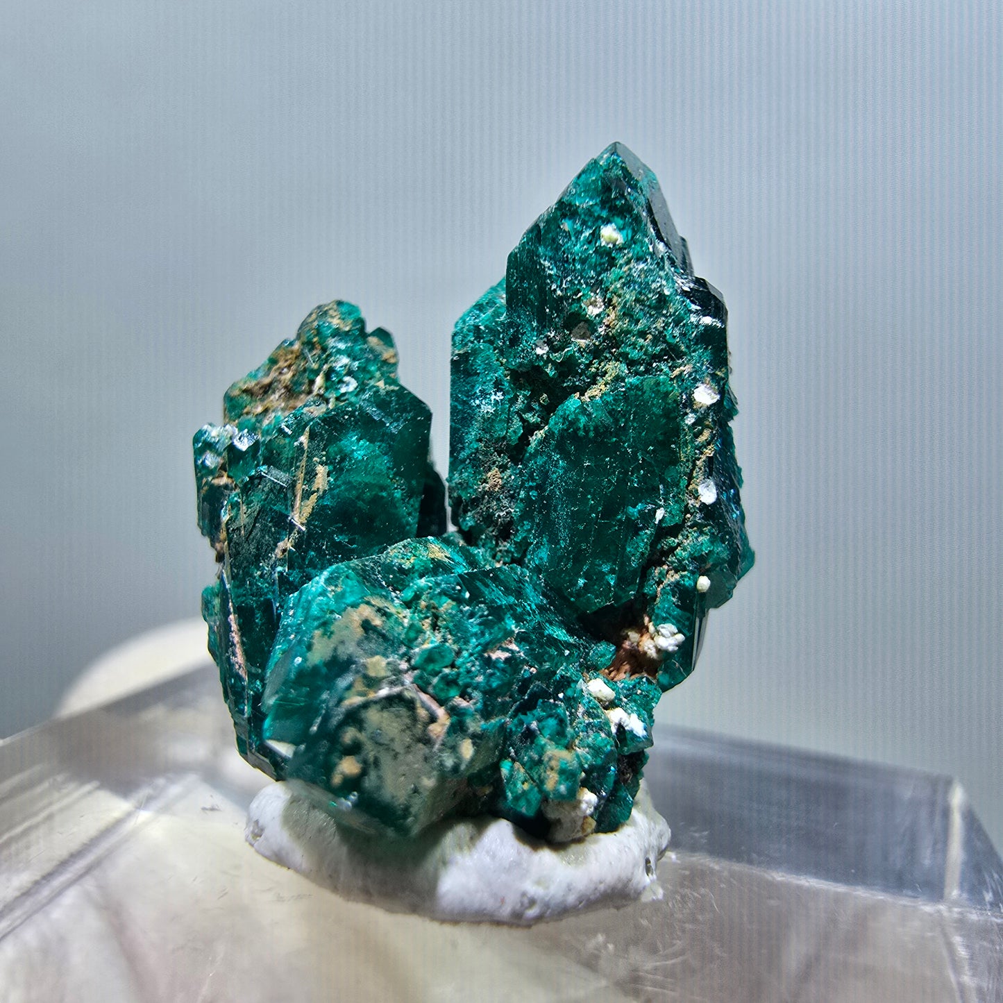 Seltene Dioptas XX Stufe, grün Republik Kongo 19*16*13mm