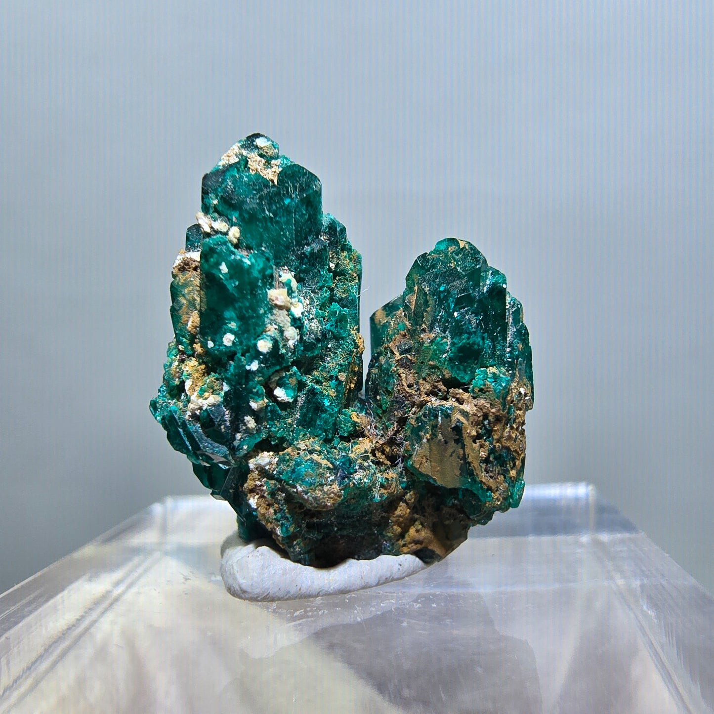 Seltene Dioptas XX Stufe, grün Republik Kongo 19*16*13mm