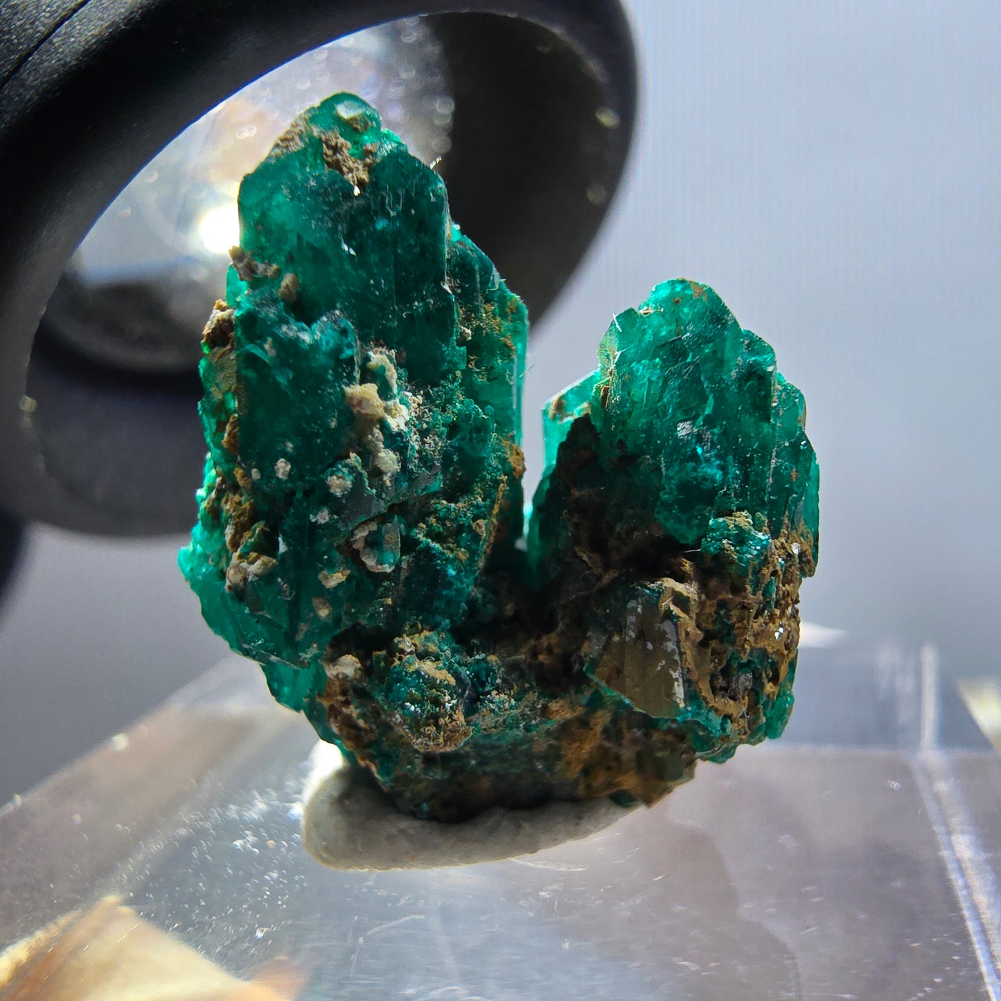 Seltene Dioptas XX Stufe, grün Republik Kongo 19*16*13mm