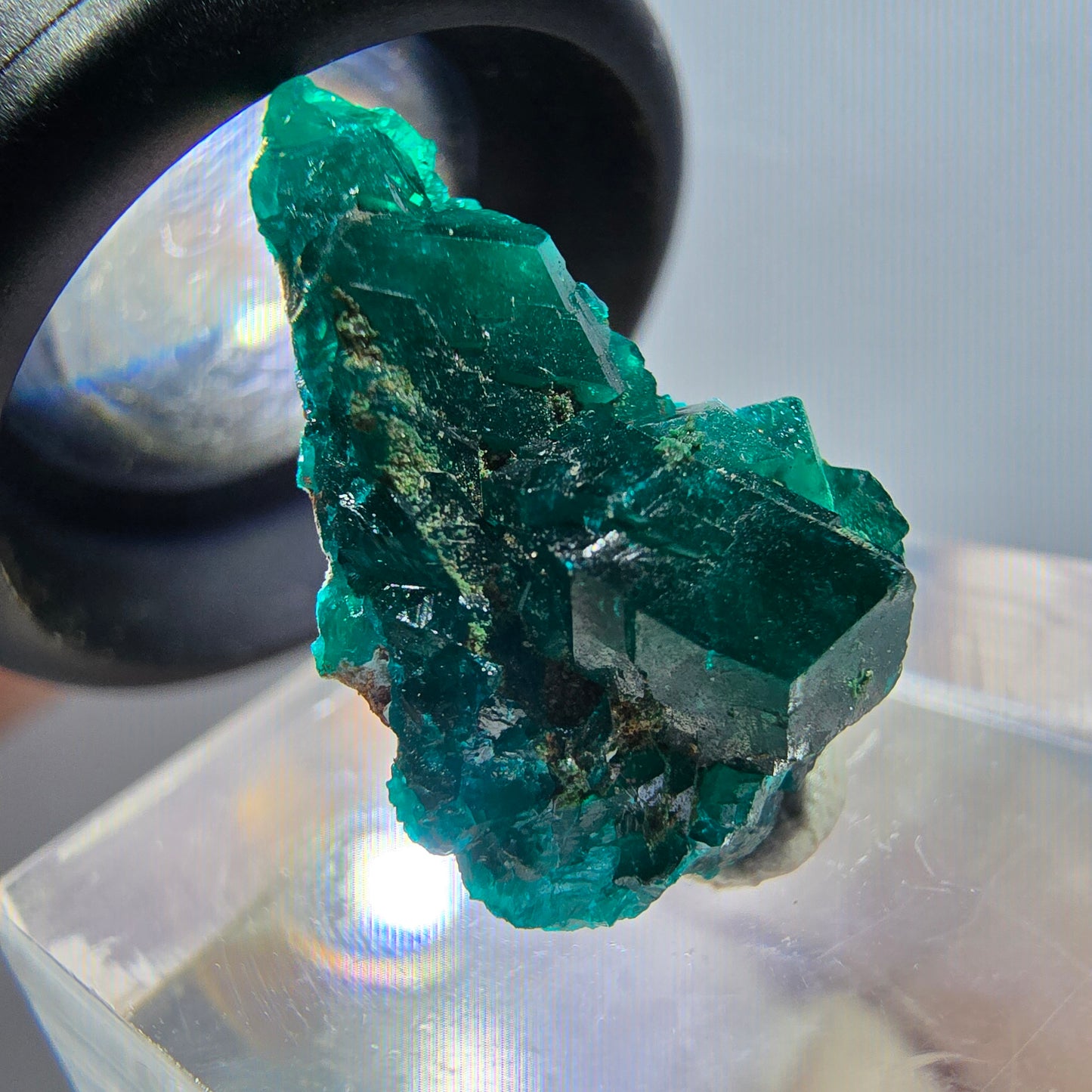 Seltene Dioptas XX Stufe, grün Republik Kongo 21*15*10mm