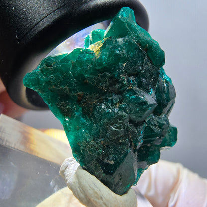 Seltene Dioptas XX Stufe, grün Republik Kongo 26*25*9mm