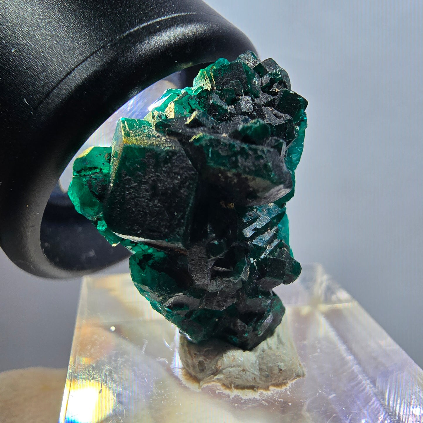 Seltene Dioptas XX Stufe, grün Republik Kongo 24*18*12mm