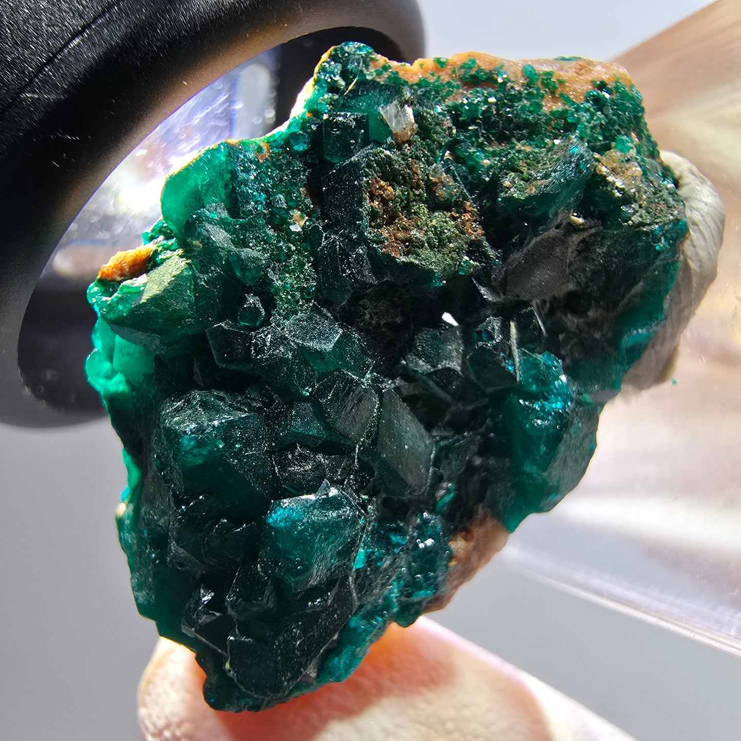 Seltene Dioptas XX Stufe, grün Republik Kongo 32*19*11mm