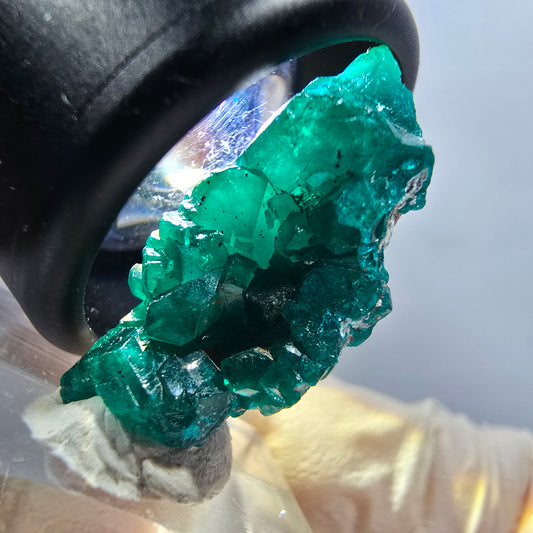 Seltene Dioptas XX Stufe, grün Republik Kongo 27*14*9mm