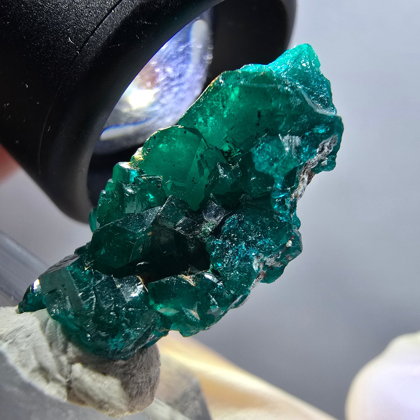 Seltene Dioptas XX Stufe, grün Republik Kongo 27*14*9mm