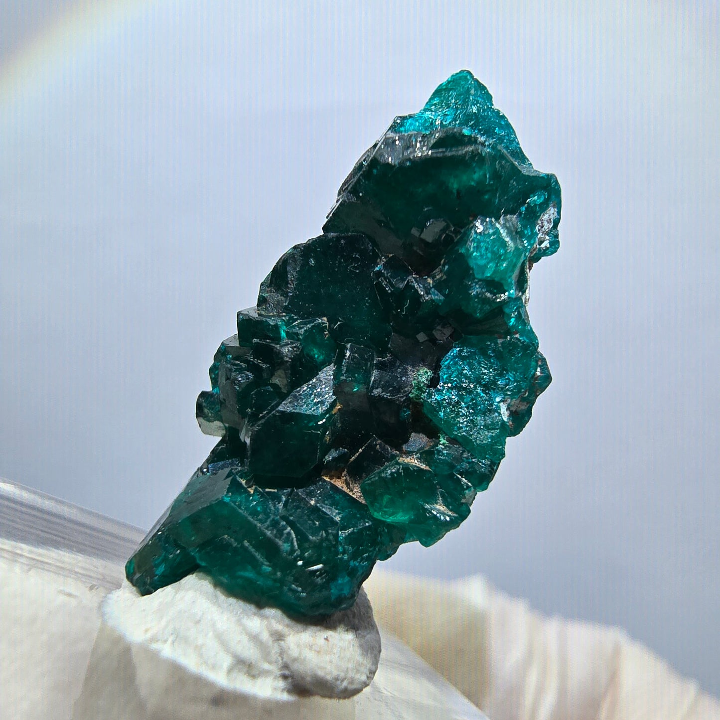 Seltene Dioptas XX Stufe, grün Republik Kongo 27*14*9mm