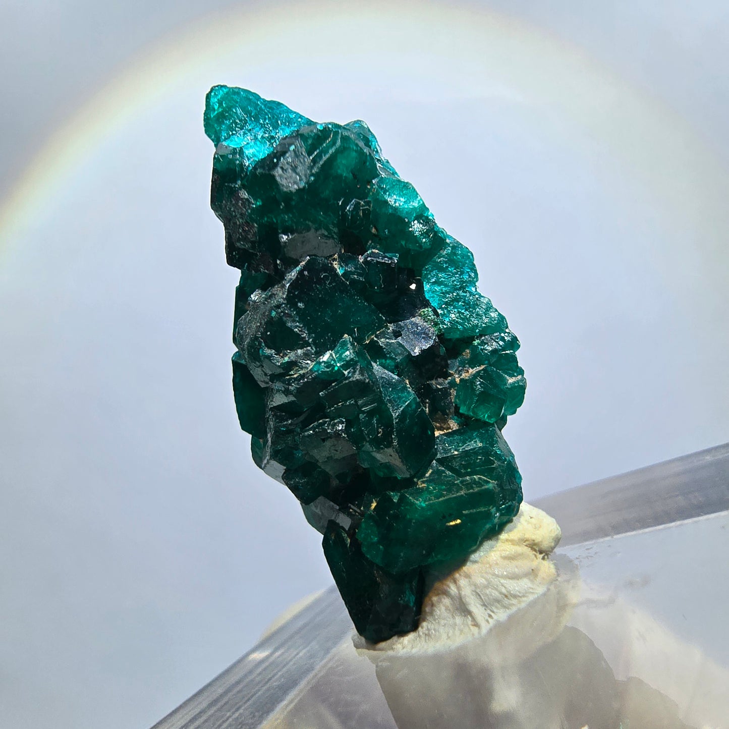 Seltene Dioptas XX Stufe, grün Republik Kongo 27*14*9mm