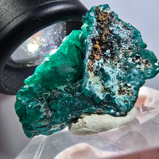 Seltene Dioptas XX Stufe, grün Republik Kongo 30*21*15mm