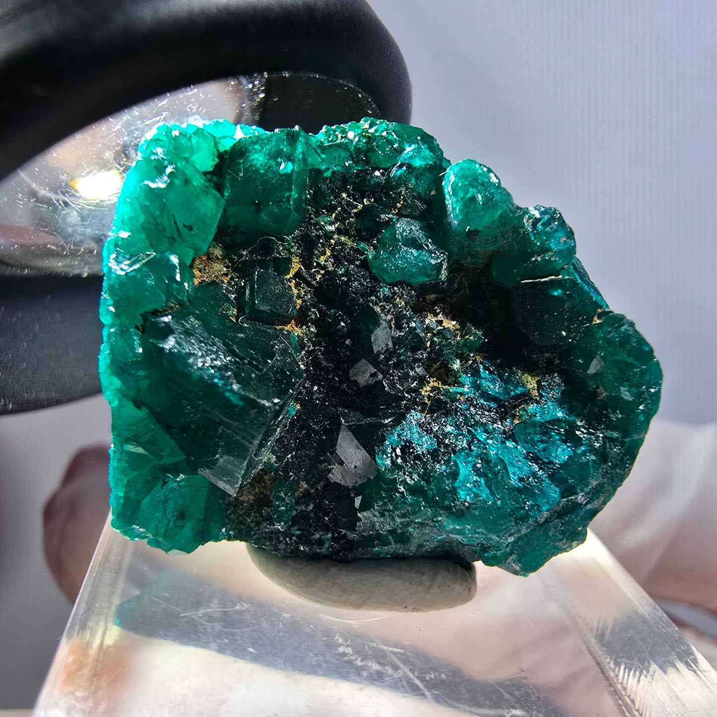 Seltene Dioptas XX Stufe, grün Republik Kongo 25*23*17mm