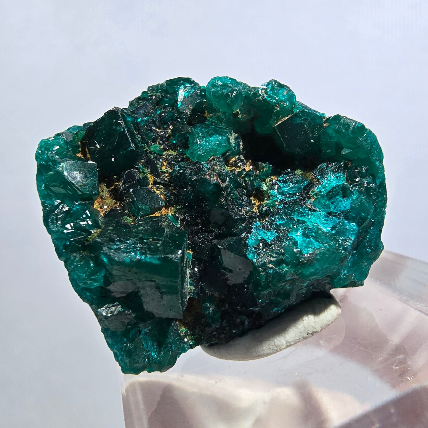 Seltene Dioptas XX Stufe, grün Republik Kongo 25*23*17mm