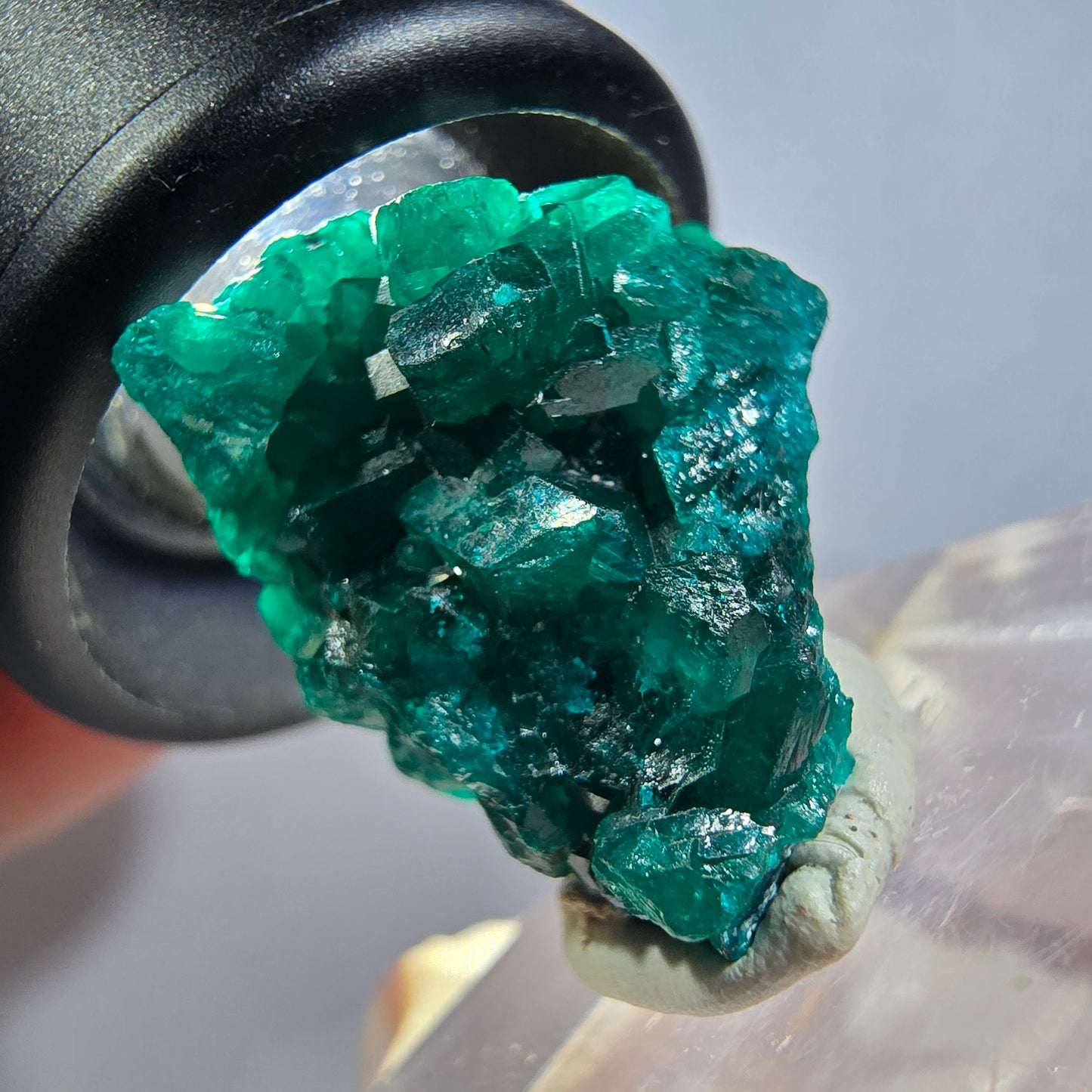 Seltene Dioptas XX Stufe, grün Republik Kongo 24*19*16mm