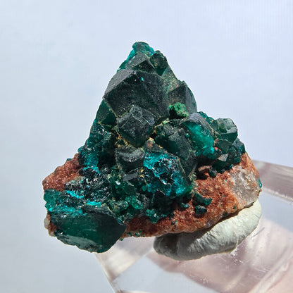 Seltene Dioptas XX, Calcit Stufe Republik Kongo 26*25*16mm