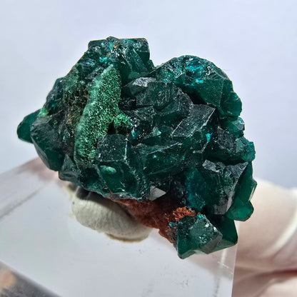 Seltene Dioptas auf Matrix Stufe, grün Republik Kongo 28*18*21mm