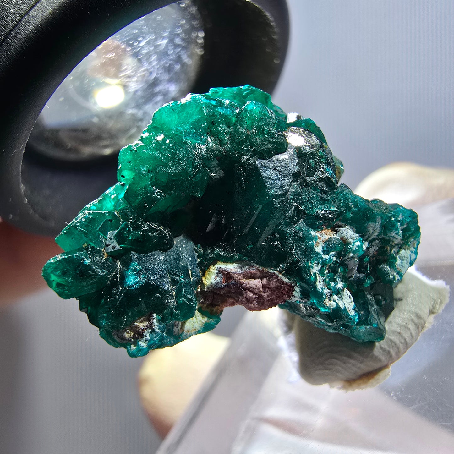 Seltene Dioptas XX Stufe, grün Republik Kongo 24*17*12mm