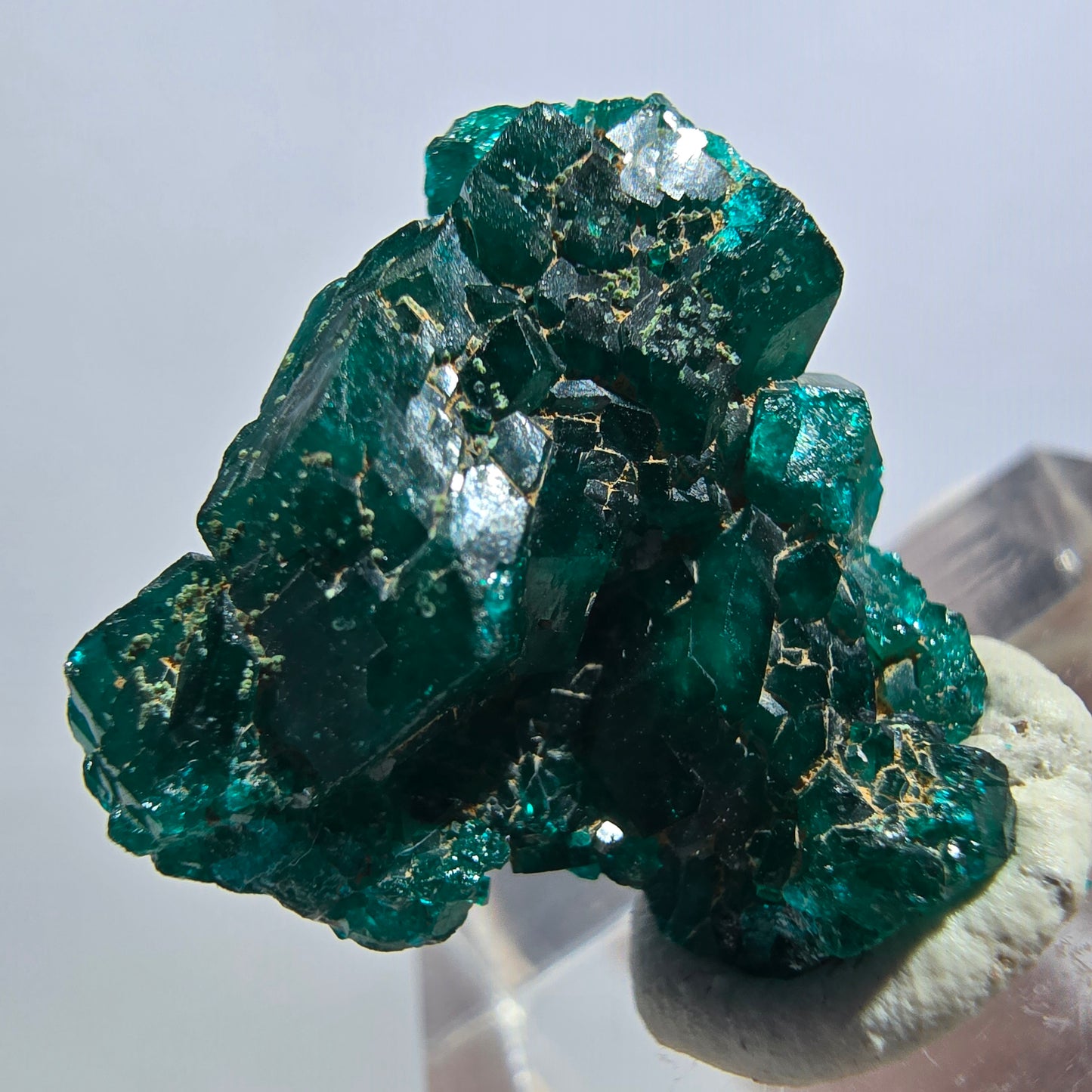 Seltene Dioptas XX Stufe, grün Republik Kongo 20*19*9mm