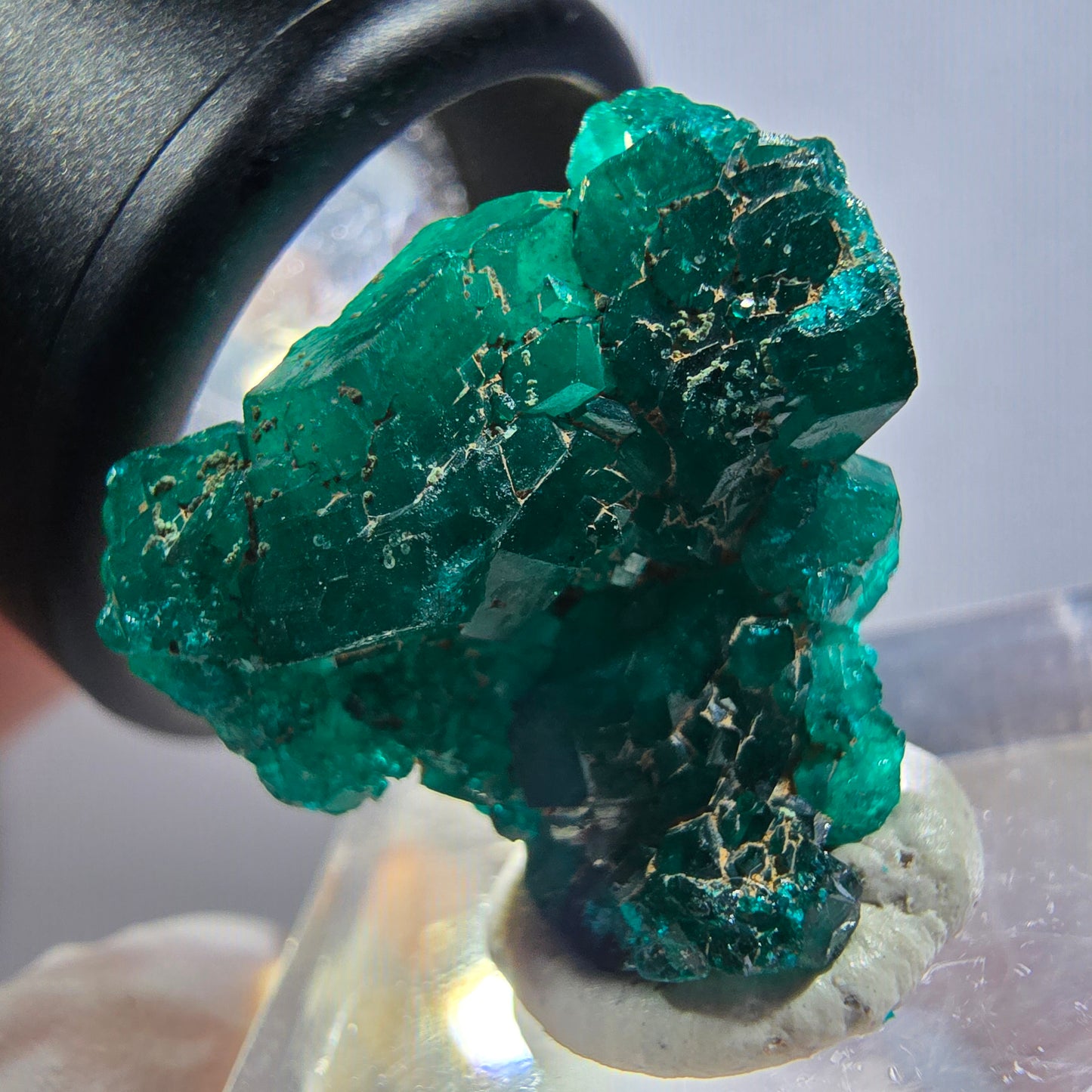 Seltene Dioptas XX Stufe, grün Republik Kongo 20*19*9mm