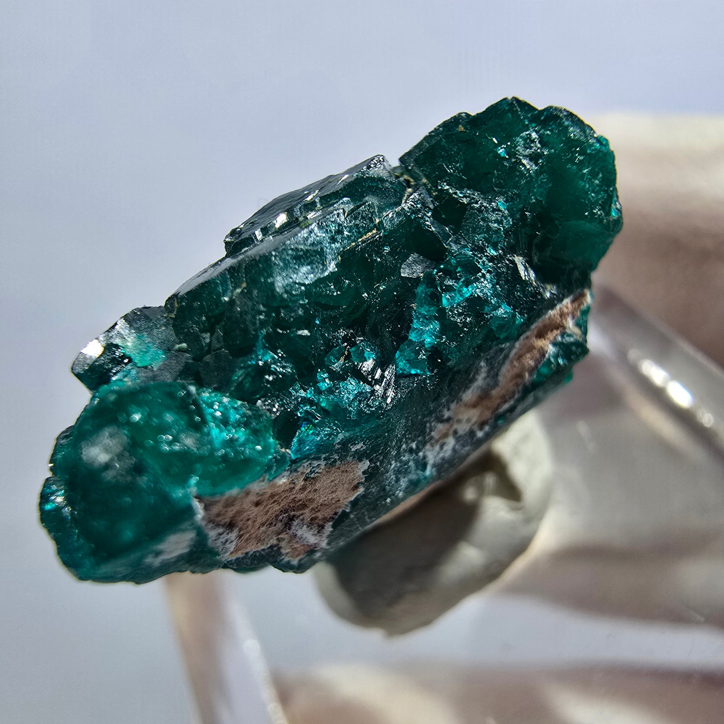 Seltene Dioptas XX Stufe, grün Republik Kongo 20*19*9mm