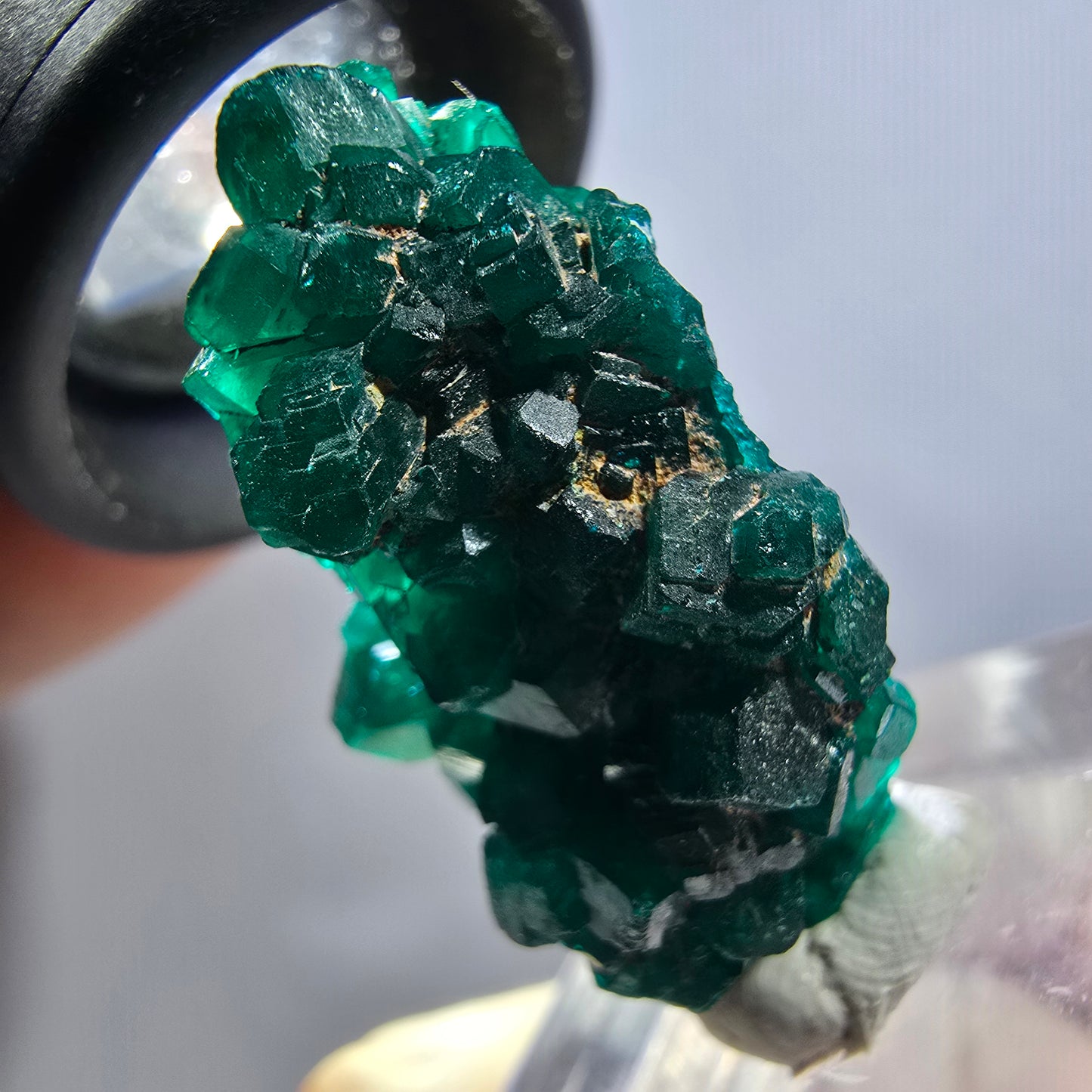 Seltene Dioptas XX Stufe, grün Republik Kongo 32*16*12mm