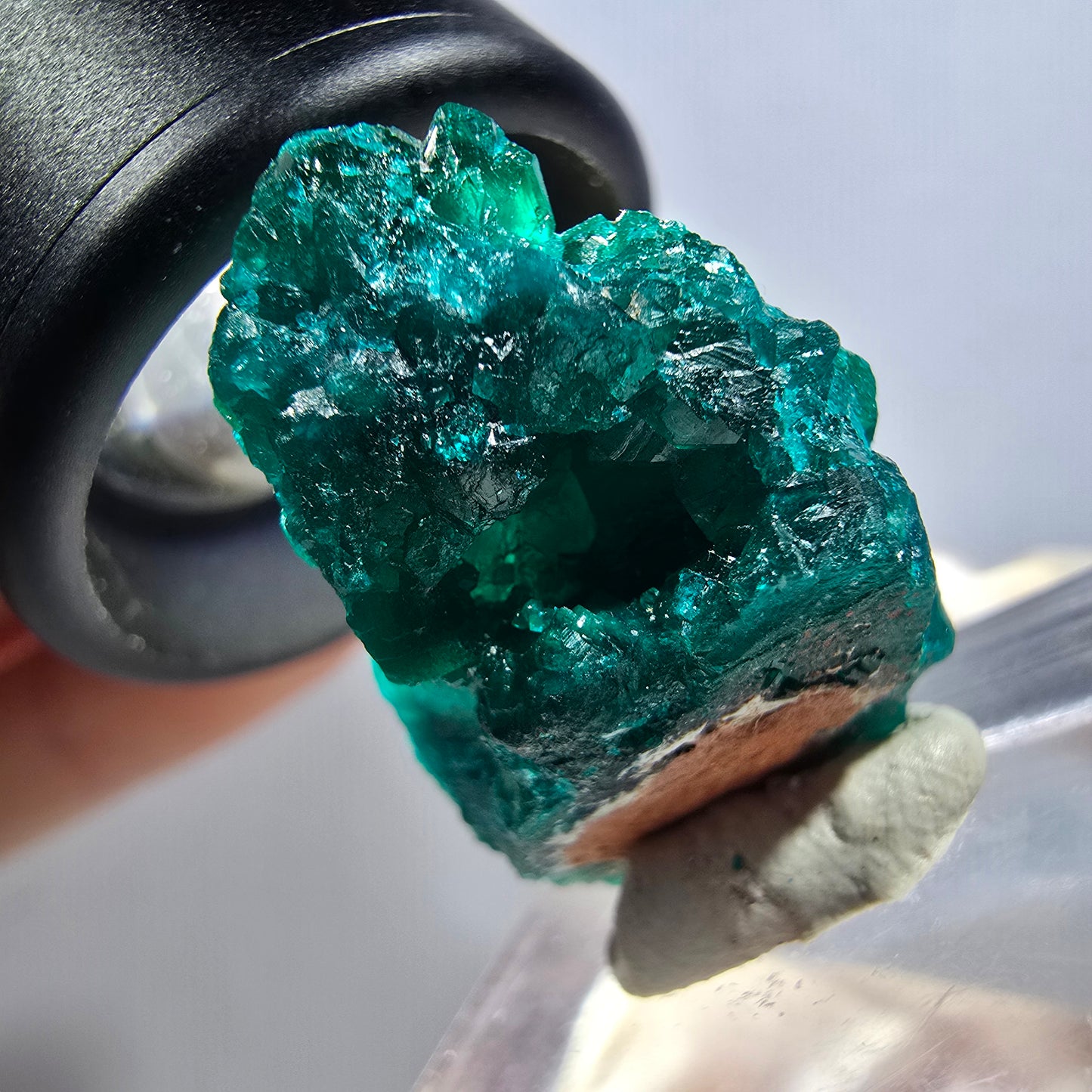 Seltene Dioptas XX Stufe, grün Republik Kongo 28*19*14mm