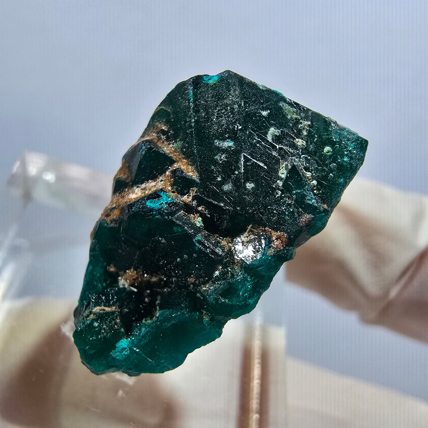 Seltene Dioptas XX Stufe, grün Republik Kongo 25*19*11mm