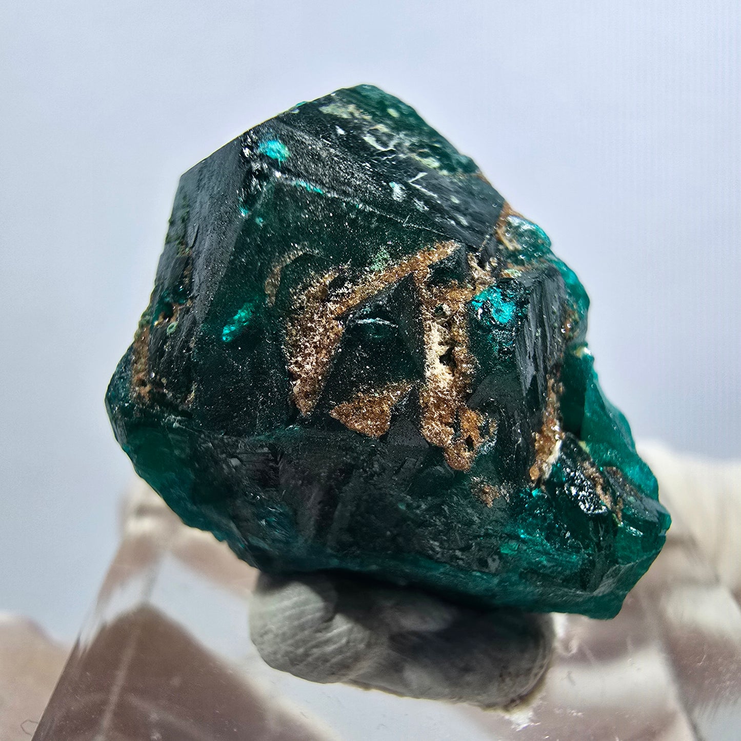 Seltene Dioptas XX Stufe, grün Republik Kongo 25*19*11mm