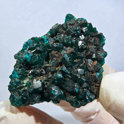 Seltene Dioptas auf Matrix Stufe, grün Republik Kongo 39*31*18mm