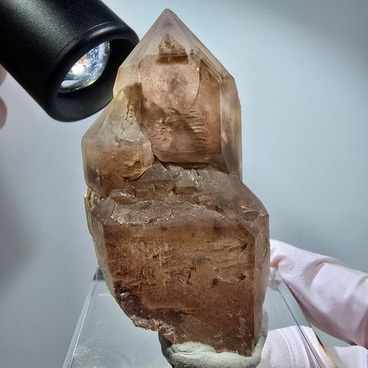 Phantom Amethyst Skelett Fenster Stufe Goboboseb, Namibia 67*33*27mm